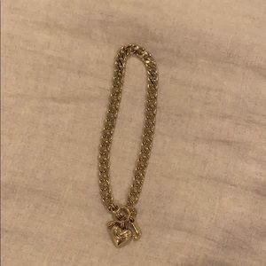Juicy Couture gold charm necklace